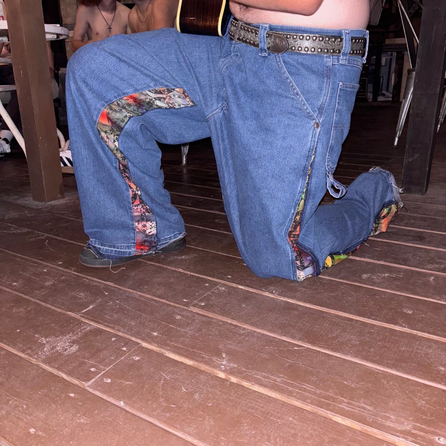 “Peace, Brother.” One-of-One Custom Bell Bottoms.